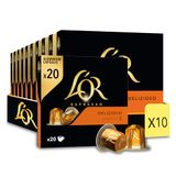 L'Or Espresso Café - 200 Delizioso Intensiteit 5 capsules – compatibel met Nespresso®* (10 x 20 stuks)