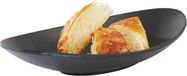 Bowl APS Melamine schaal "zen", 25x13,5xh4 cm, zwart, set van 4 stuks