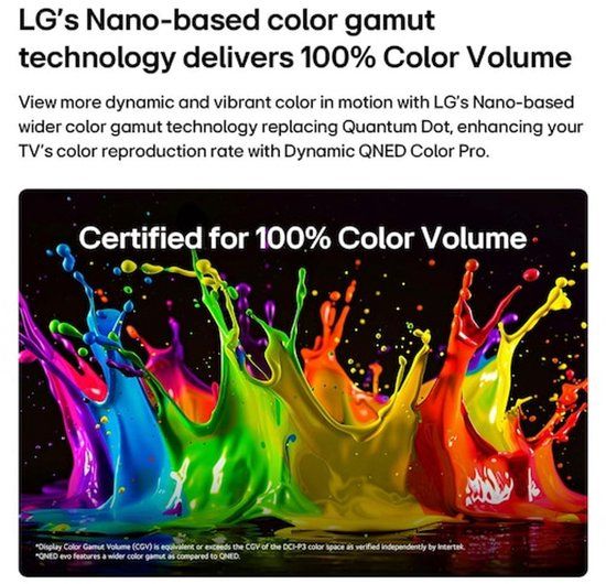 LG QNED evo AI MiniLED / 50 inch / 2026