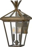 Hinkley Lampe murale d'extérieur à LED Palma | 2X E14 Max 40W | IP44 | Dimmable | Bronze brossé