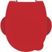 Ideal Standard Contour 21 WC-zitting voor kinderen 3-7 jaar, rood