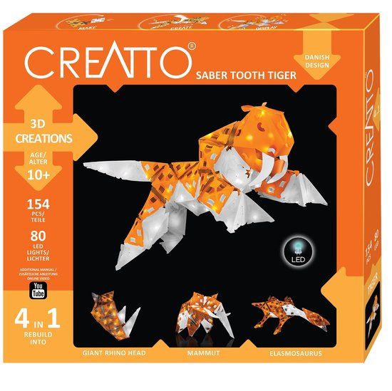 Kosmos Creatto Sabre Tiger - Bouwset - Multikleur - 10+ jaar