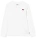 Levi's Kids Batwing Chesthit T-shirt Lange Mouwen Wit 24 Maanden Jongens/Meisjes