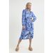 Josephine & Co Amira Robe Bleu Océan Imprimé Taille : 40 | Robes Chemises Outlet | Femme | Bleu