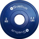 Sveltus Halterschijf Olympisch 2 kg Staal/Rubber Blauw