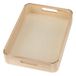 Glorex Dienblad van hout, naturel, 34,5 x 24,5 x 6 cm