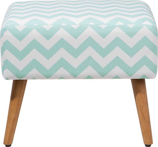 Beliani MANTEO - Hocker - Groen - Katoen - Design