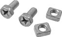 Tec cosses de batterie, M6x12 mm, avec écrous 11x9 mm, set
