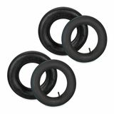 Relaxdays kruiwagenband met binnenband, set van 2 reservebanden, 3.50-8", voor kruiwagens, draagvermogen 154 kg, zwart