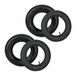Relaxdays kruiwagenband met binnenband, set van 2 reservebanden, 3.50-8", voor kruiwagens, draagvermogen 154 kg, zwart