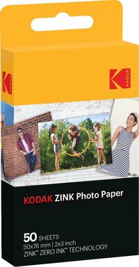 Kodak Printomatic Zink Papier 50 pack - Zwart