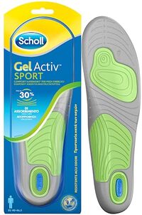 Scholl Gel Activ Sport inlegzolen voor heren - Maat 40-46,5 - 1 paar