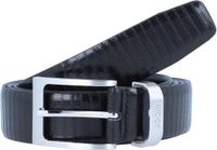 JOOP! Leren Riem Coll. Belt 3,5 CM W100 Black Zwart