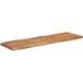 Plateau de table rectangulaire en bois d'acacia massif 110x40x2,5 cm