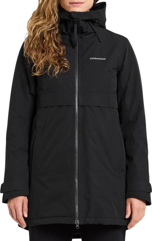 Didriksons HELLE WNS PARKA 6 Dames Outdoorjas - Black