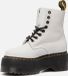 Dr. Martens Quad Retro Max veterboots wit Leer - Maat 37