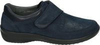 Strober MURIEL 75071H1 Lage sneakers Blauw Nubuck Rubber Klittenband Dames