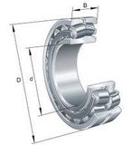 FAG 22212-E1A-K-M Sferische Rollagers