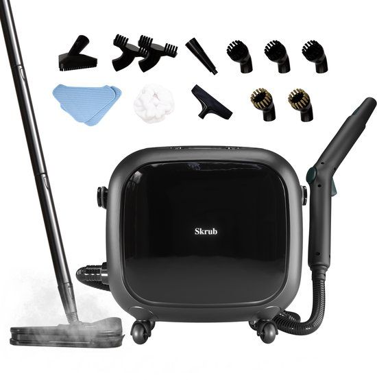 Skrub The Big One Stoomreiniger – 1500W – 1500 ml – 20 Accessoires – 45 Min Stoomtijd