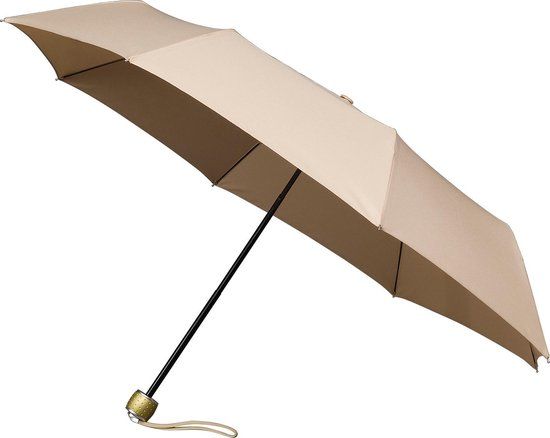 MiniMAX Windproof Opvouwbare Paraplu - Ø 100 cm - Beige