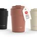 LARS NYSØM Bevægelse Thermos Coffee Mug-to-go 380ml - sans BPA avec Isolation - Thermos en Acier Inoxydable Anti-fuite (Rouge Brique)
