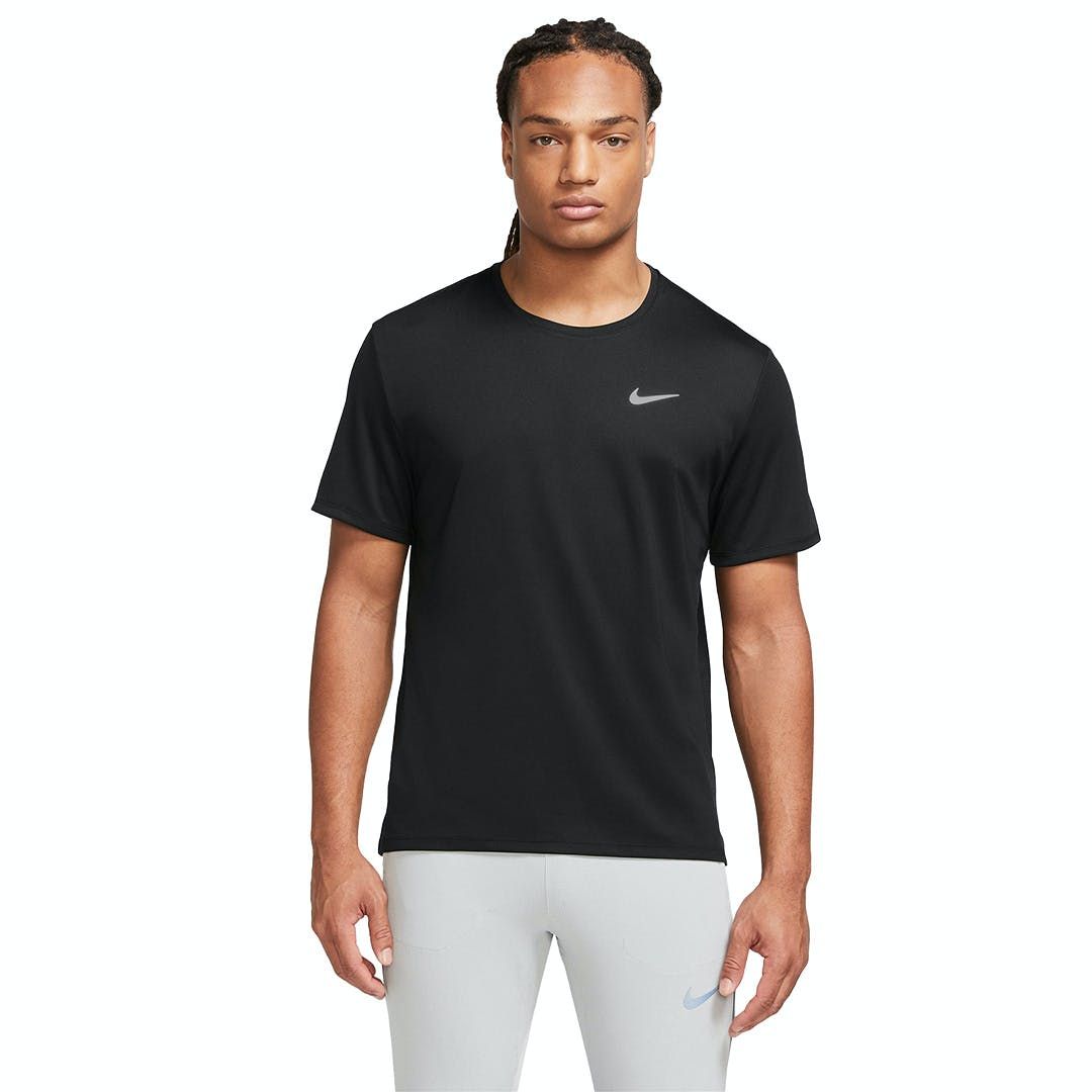 Nike Dri-FIT UV Miler T-shirt - Zwart - Heren