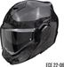 Scorpion Exo-Tech Evo Onyx Forged Carbon Air Solid Black - Systeemhelm - Maat S - Motorhelm - ECE 22-06 gekeurd
