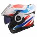LS2 FF901 Advant X Nova Helm - Systeemhelm - Wit/blauw/rood - XXXL