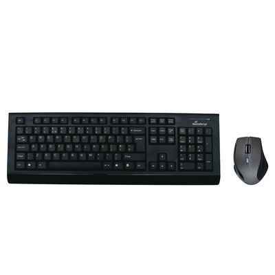 MediaRange MROS104-UK - Toetsenbord - Draadloos - QWERTY - Zwart/Grijs