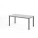 HAMMERBACHER Bureau H-Série | Piètement à 4 pieds | réglable en hauteur | extrêmement stable, Taille plateau de table : 160 x 80 cm, Couleur plateau de table : Gris, Couleur piètement : Graphite