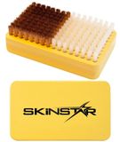 SkinStar Basis Brush, nylon, koper. Nylon/koper borstel. Reinigingsborstel, geel