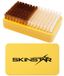 SkinStar Basis Brush, nylon, koper. Nylon/koper borstel. Reinigingsborstel, geel
