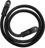 Bol Camera Band - Bandoulière - Photographie Extérieure - Nylon tressé Cuir - 105 cm - Noir