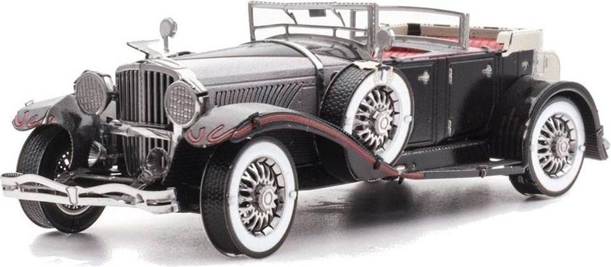 Metal Earth Vehicles: Duesenberg II SJ 1935 - 10 cm - Zwart