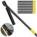 Kit de nettoyage de gouttière avec longs bâtons et brosse