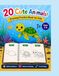 Learn to Draw Cute Animals: Easy Step-by-Step Drawing Workbook for Kids Ages 3-6