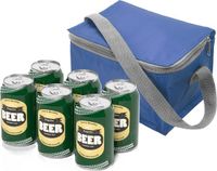 Merkloos Kleine mini koeltas blauw 3.7 liter