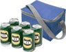 Merkloos Kleine mini koeltas blauw 3.7 liter