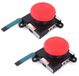 Wigento Nintendo Switch: 2-delige joystickset, linker en rechter stick, vervangingsonderdeel, rood