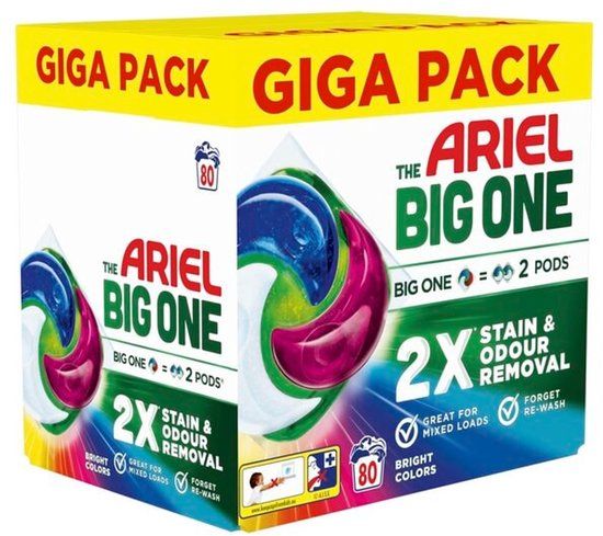 Ariel - The Big One Wasmiddelpods - 80 Capsules