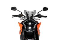 Puig 21995H Nieuwe generatie sportvoorruit voor KTM 990 Duke 2024 - Aerodynamische prestaties en sportief ontwerp, rook