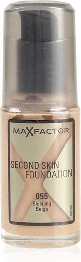 Max Factor Second Skin Foundation - 055 Blushing Beige - 30ml