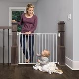 Regalo 2-in-1 extra brede trap en gang doorBaby veiligheidshek, hardware montage, wit 24"x40"x28.5" (Pack van 1)