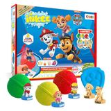 INKEE Geschenkdoos – doos met 4 badbommen voor kinderen met amandelolie, bevat 5 verschillende figuren om te verzamelen – badbruisballen voor kinderen met verrassing