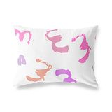 BonaMaison Willekeurig Patroon Decoratieve Kussensloop, Kussenhoezen Bank, Decoratieve Kussenhoesjes, Kussensloop; Sofa, Slaapkamer, Kantoor, Auto 45x60 Cm - Ontworpen en vervaardigd in Turkije