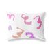 BonaMaison Willekeurig Patroon Decoratieve Kussensloop, Kussenhoezen Bank, Decoratieve Kussenhoesjes, Kussensloop; Sofa, Slaapkamer, Kantoor, Auto 45x60 Cm - Ontworpen en vervaardigd in Turkije