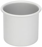 Ibili 815110 bakvorm, rond, extra diep, 10 x 10 cm, aluminium, geanodiseerd, zilver