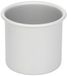 Ibili 815110 bakvorm, rond, extra diep, 10 x 10 cm, aluminium, geanodiseerd, zilver