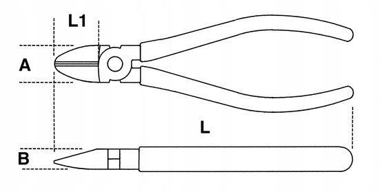 Beta Zijsnijtang Geïsoleerd 1000V - 140mm