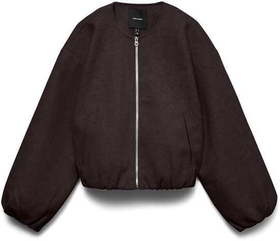 Vero Moda Jas Vmchloe Ls Bomber Jacket Noos 10348715 Chocolate Torte/melange Dames Maat - S